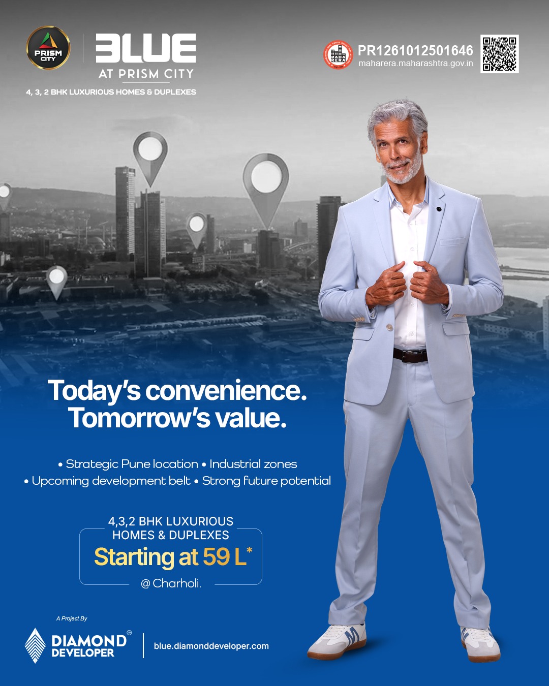 2&3BHK ultra luxurious flats in prism city Charholi Pune